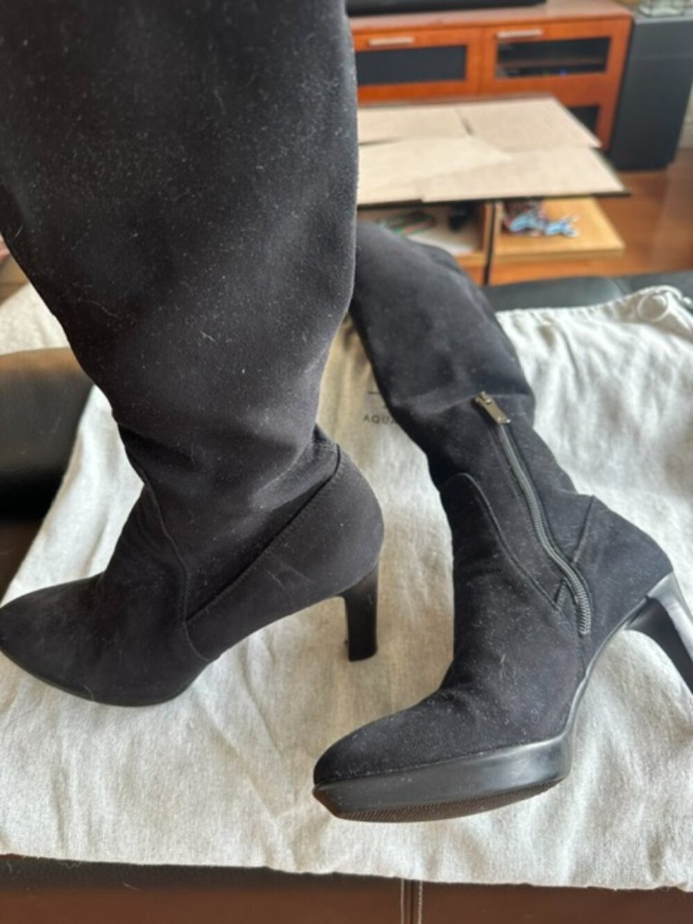 Aquatalia Rhumba Black Size 8 - Picture 2 of 4